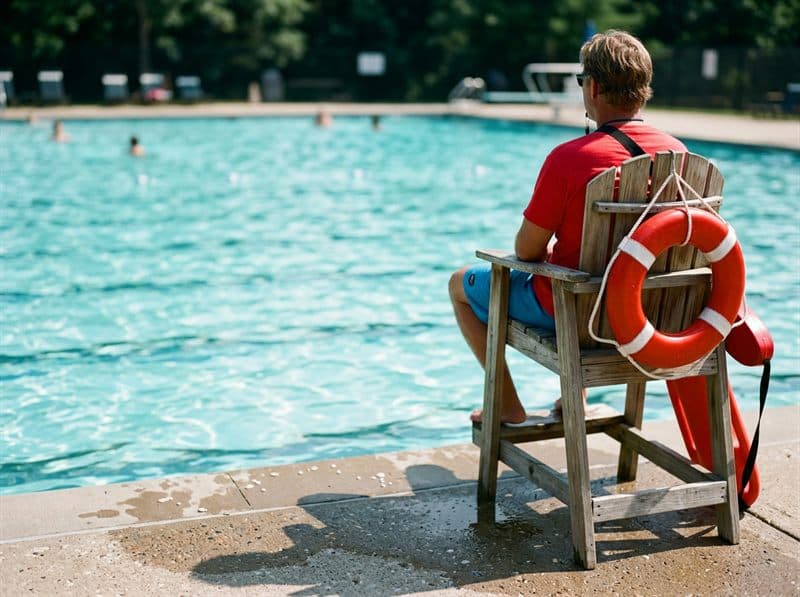 Servicio de socorrista en una celebración con piscina en Ourense