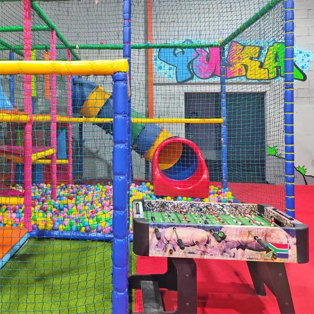 Zona de juego de la centro de ocio La Casita de Yuka en Ourense